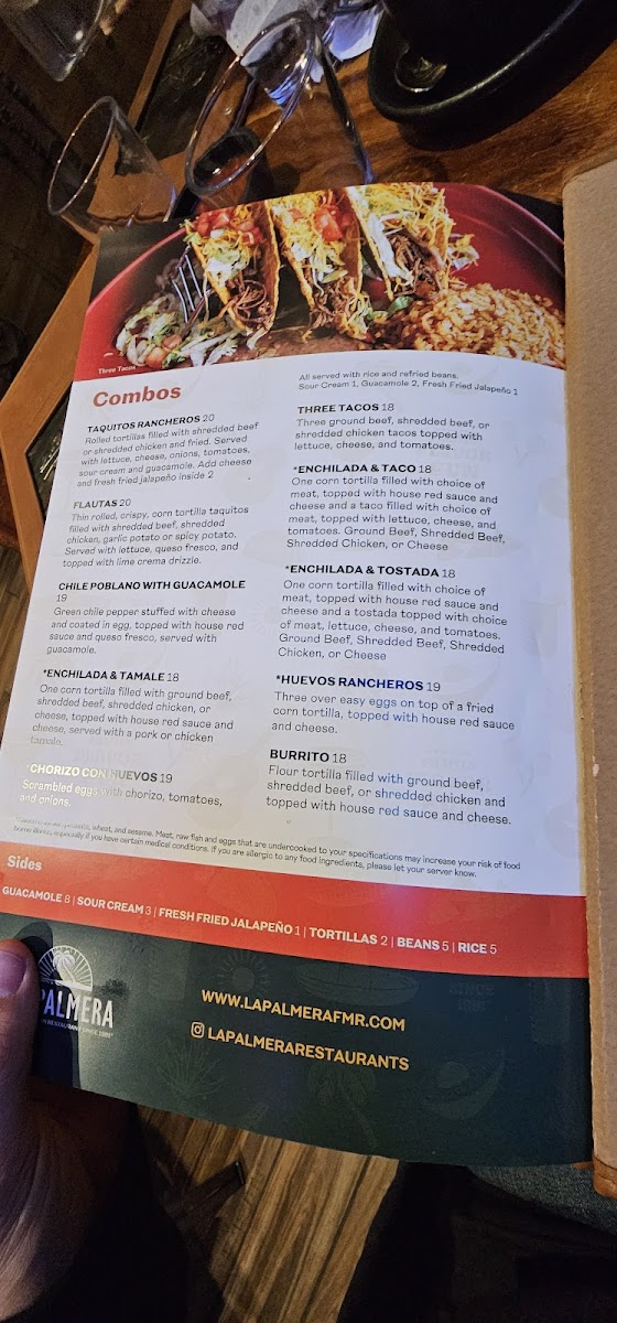 La Palmera Mexican Restaurant Menu - Image 6